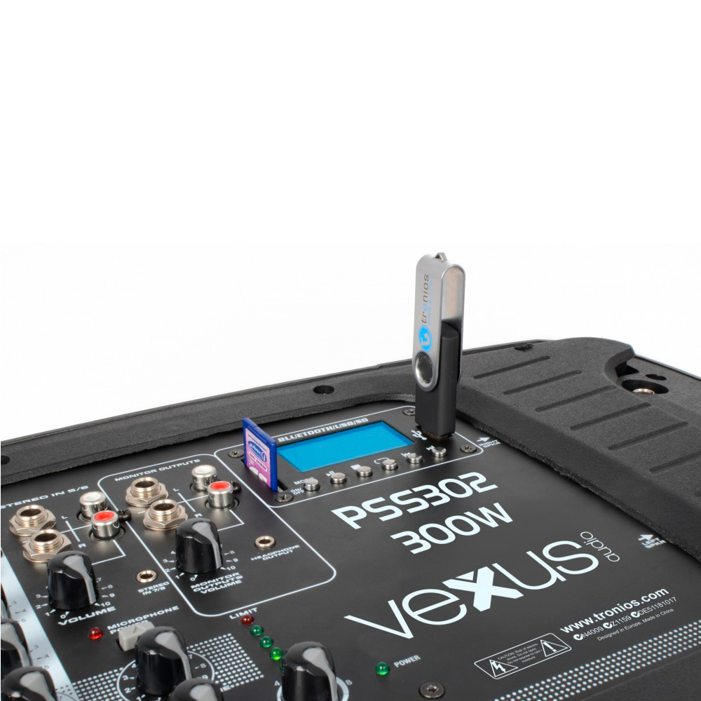 Set Portatil 10" SD/USB/MP3/BT con Tripode Vexus  PSS302 #4