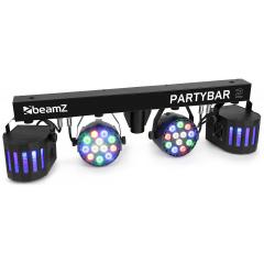 Iluminacin |Efectos de DJ |Partybar2 2x PAR + 2x Derby BeamZ Partybar2