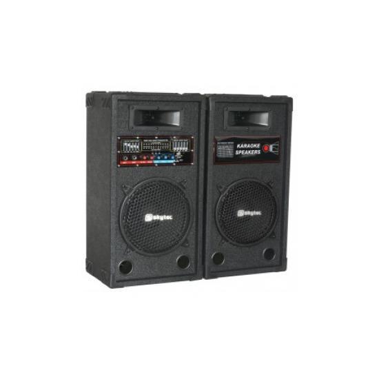 Skytec SPA-1200/eu Sistema de Altavoces Activos para Karaoke 12 SkyTec  SPA-1200