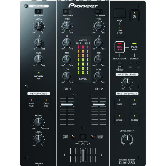 MEZCLADORA - 2 CANALES  - GRABACION POR USB Pioneer DJ Pro DJM-350 #3