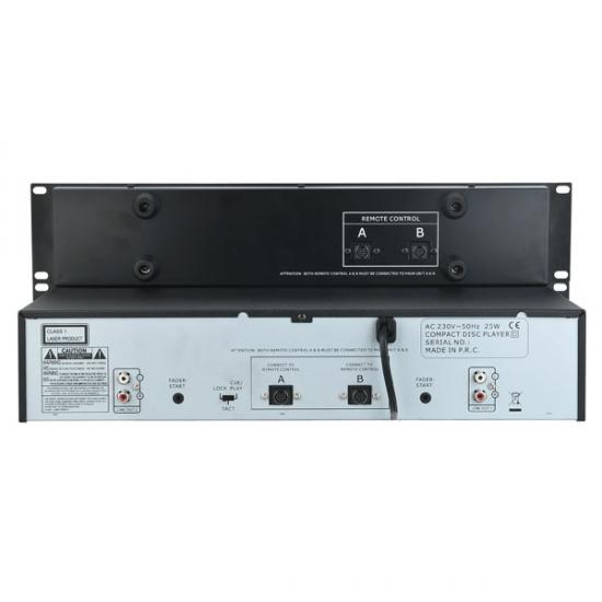 D1166 Reproductor CD/USB doble para bastidor de 19" Dap Audio CDMP-2200 #3