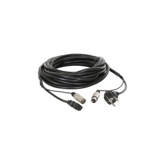 Cable audio alimentacion/señal XLR 10m Power Dynamics 176.640