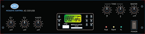 Amplificador de PA 240W con MP3/AM/FM con selector de 4 zonas Acoustic Control AC 2240 / USB / FM #2
