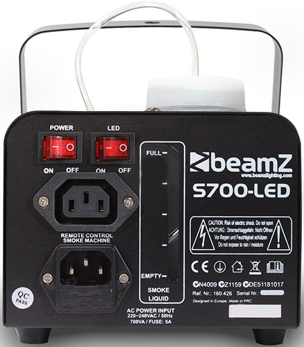 Maquina de Humo con efecto llama 160.426 BeamZ S700-LED #2