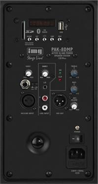 015080 Recinto PAK-8DMP EU DJ activo,120W USB/SD y radio FM  Bluetooth  IMG Stage Line PAK-8DMP #2