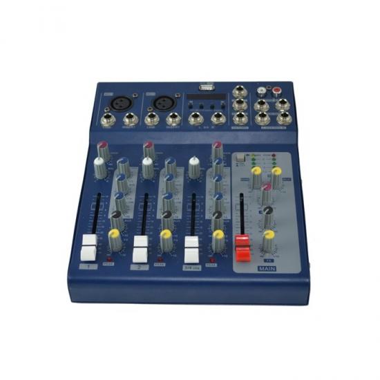 Mezclador de 2 entradas mono y 1 estéreo con reproductor MP3 incorporado 015299    Acoustic Control LIVE 4 USB