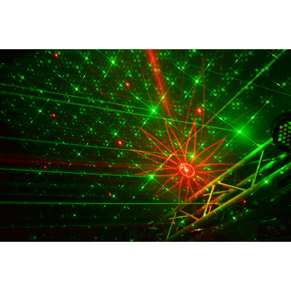 Laser Rojo Verde con Gobo con LED 015767 BeamZ Surtur laser #4