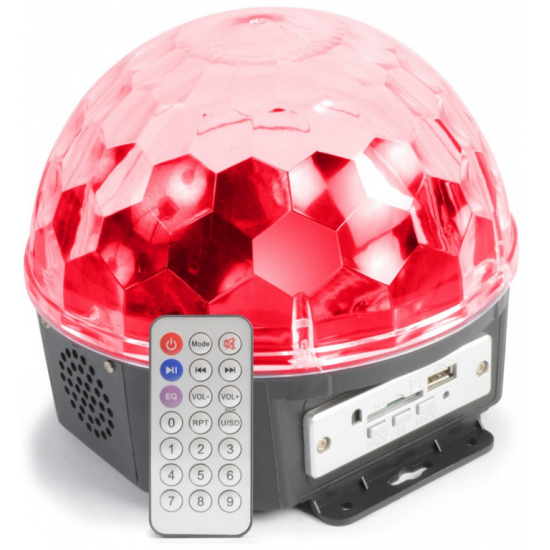 Magic Jelly DJ Ball al ritmo de la musica 6x 1W LED con reproductor MP3 MAX 153.228