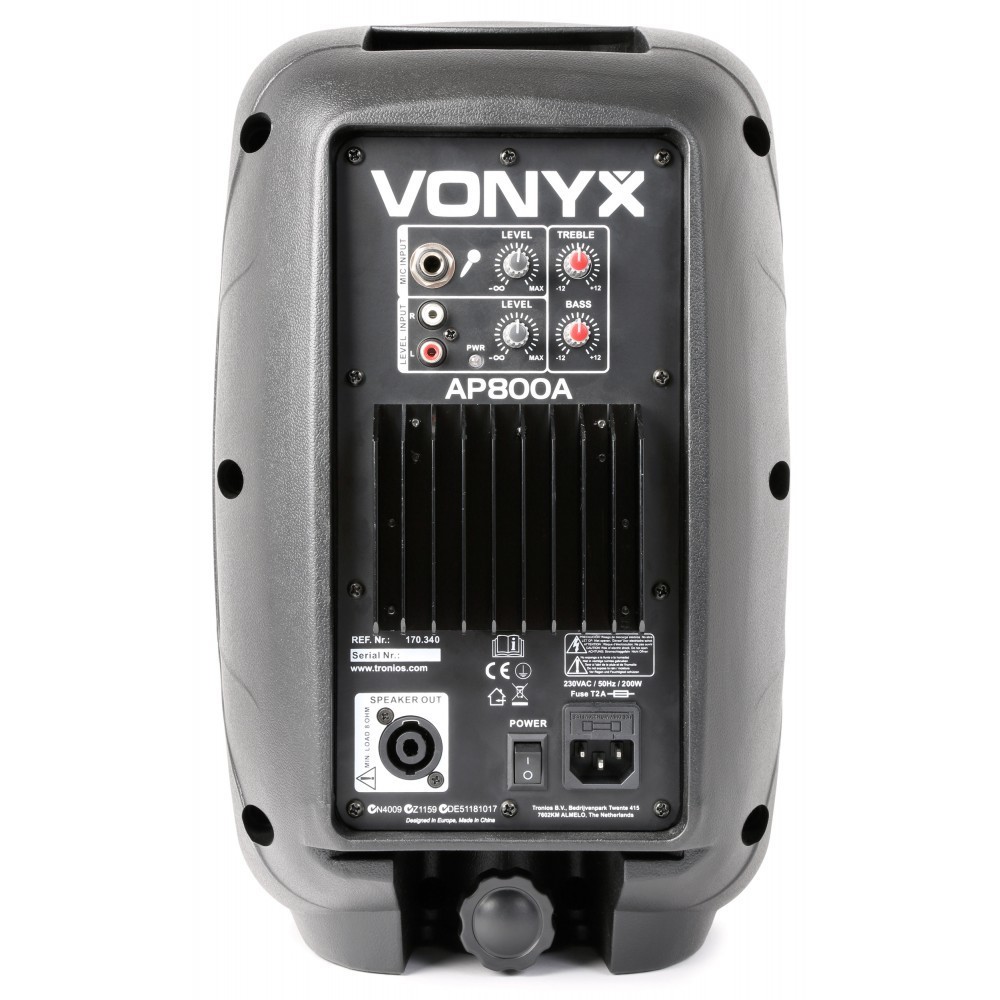 altavoz amplificado Hi-End 8" 200W. Vonyx  AP800 #2
