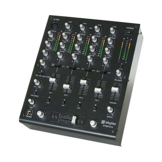 Mezclador 4 canales DJ USB SkyTec  STM-7010
