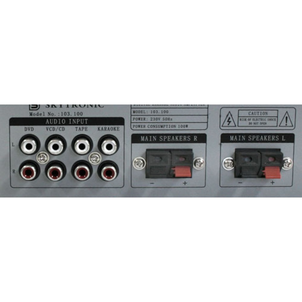 Amplificador de karaoke universal stereo Skytronic 103.100 #3