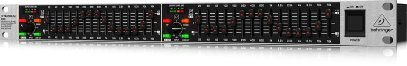 Ecualizador grafico stereo de 15 bandas para aplicaciones de directo y estudio Behringer  FBQ1502HD