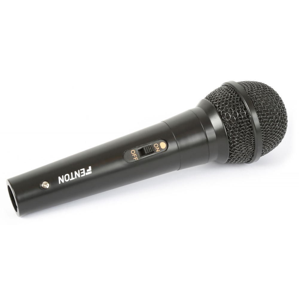 173.126 Microfono, dinamico, 600 Ohms, cable integrado - negro FENTON  DM100