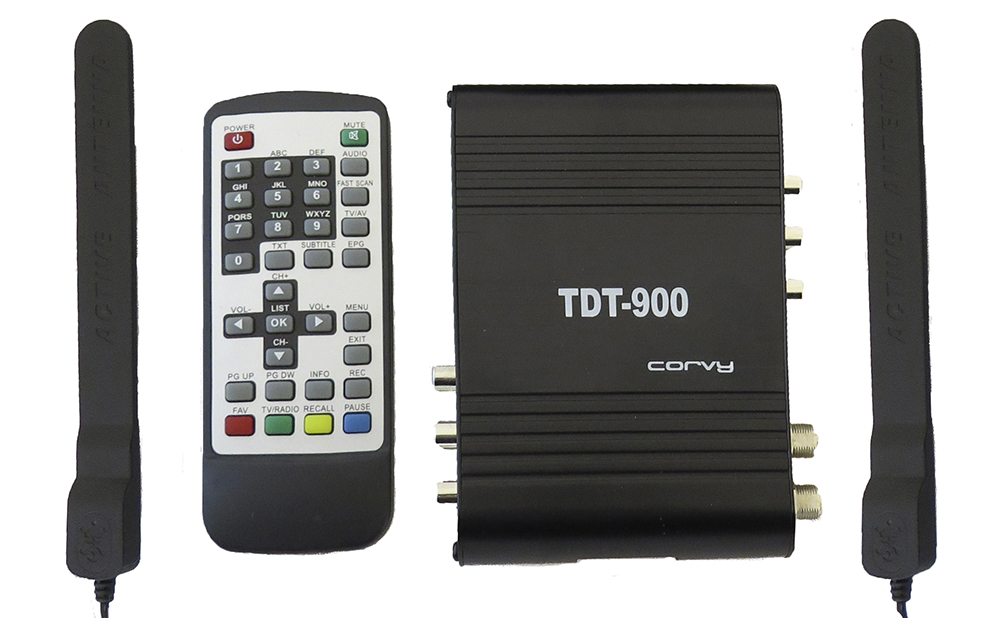 Sintonizador digital HD para automóvil  Corvy TDT-900