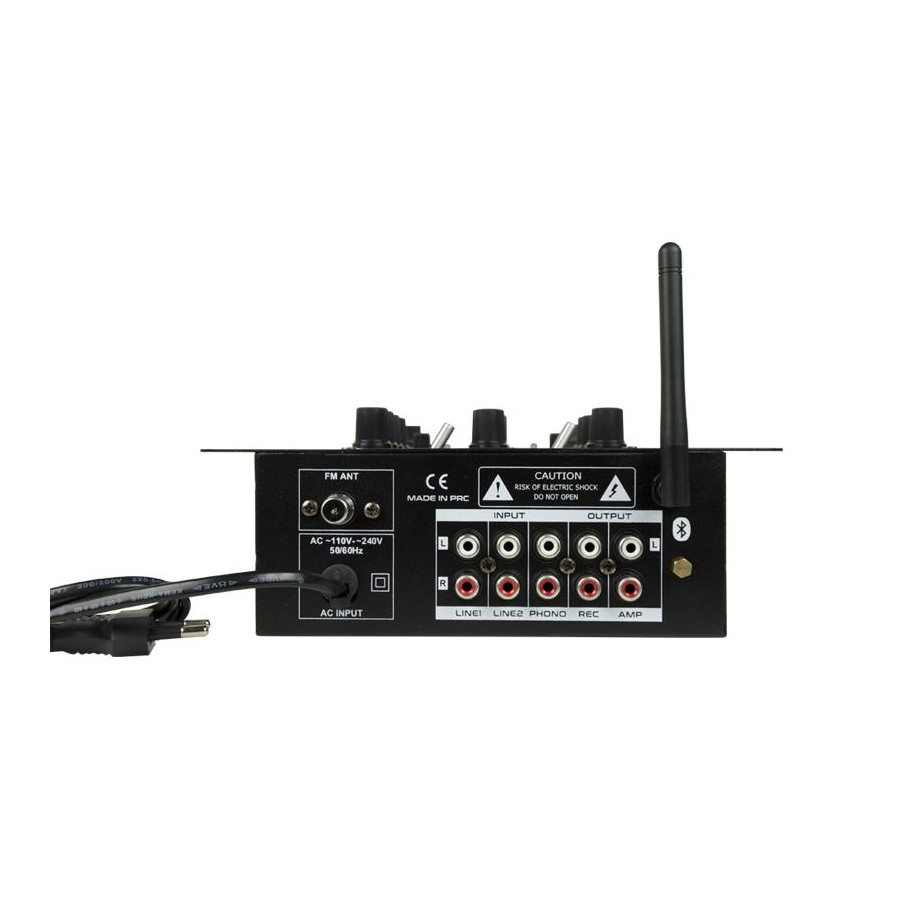 Mezclador DJ de 2 canales con reproductor MP3, radio FM y Bluetooth PSK KX-2 #2