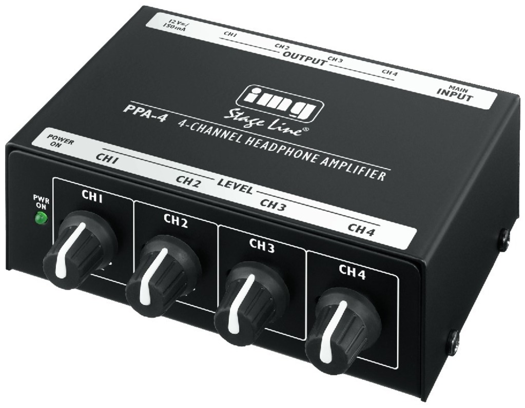 Amplificador de auriculares estéreo IMG Stage Line PPA-40