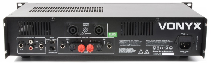 V0NYX VXA-800 172.050 PA Amplifier  2x 400W Vonyx  VXA-800 #2