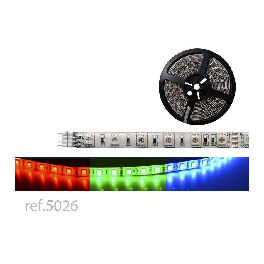 BOBINA LED FLEX 5m 60 LED/m 24V IP-65 RGB JB SYSTEMS LIGHT 5026