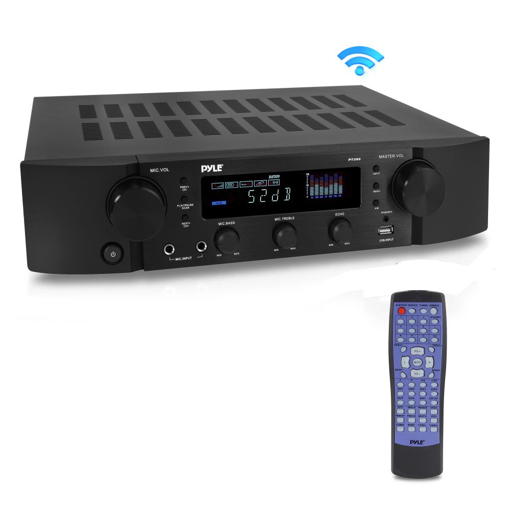 Pre-amplificador  Bluetooth, receptor de preamplificador estreo de cine en casa, MP3/USB/AUX/FM Pyle PT395 #2