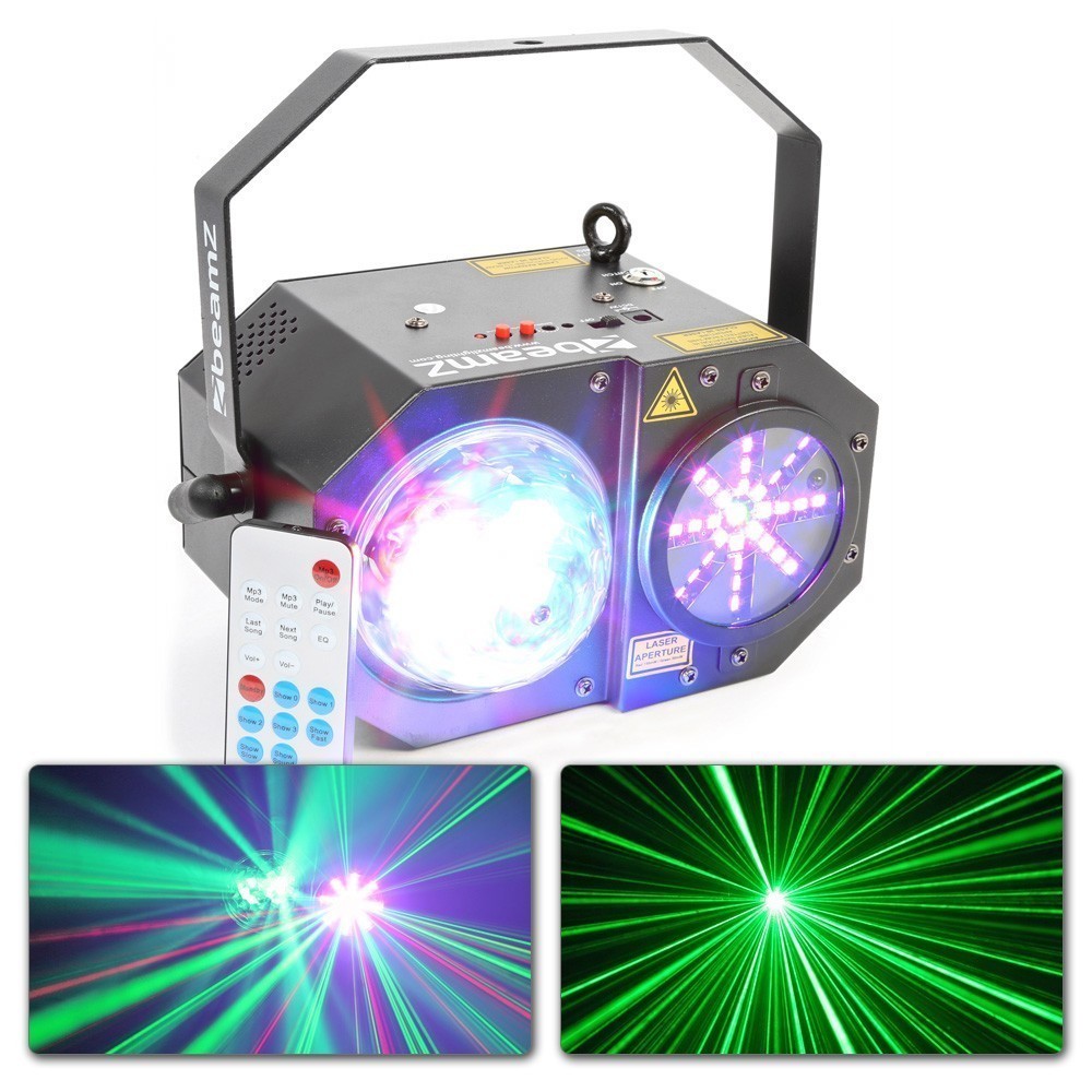 LED Jellyball con lser y LED de rganos BeamZ SWAY