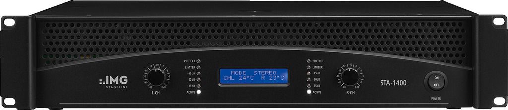 AMPLIFICADOR, 2 CANALES x 700 W IMG Stage Line STA-1400