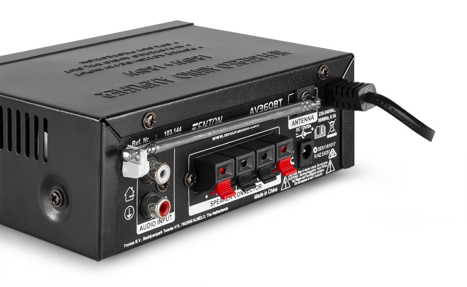 Mini amplificador con BT/FM/SD/USB/MP3 FENTON  AV360BT #2