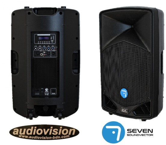 altavoz via amplificado 350Wrms/1200Wmax BT TWS stereo Seven  SV-12APRO