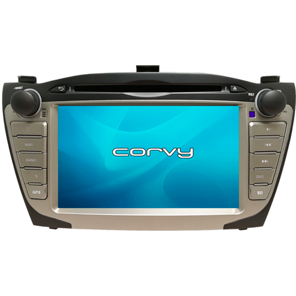 Autoradio Android con Gps. Pantalla de 7". Lector CD/DVD. 1GB de RAM y 16GB de ROM. Compatible con: Hyundai IX35 desde 2009 HYUNDAI CORVY HY-014-A7