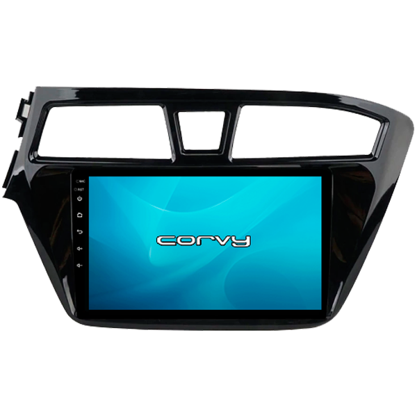 Autoradio Android con GPS.  Pantalla de 9″.2GB de RAM y 32 GB de ROM.  Compatible con:  Hyundai i20 desde 2015 a 2018. HYUNDAI CORVY HY-075-A9