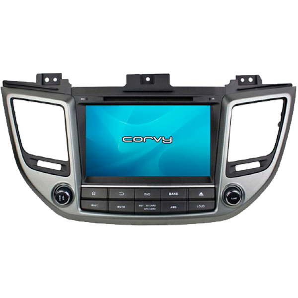 Autoradio Android con GPS.  Pantalla de 8″.Lector CD/DVD.1 GB de RAM y 16 GB de ROM.  Compatible con:  Hyundai Tucson desd HYUNDAI HY-013-A8 CORVY
