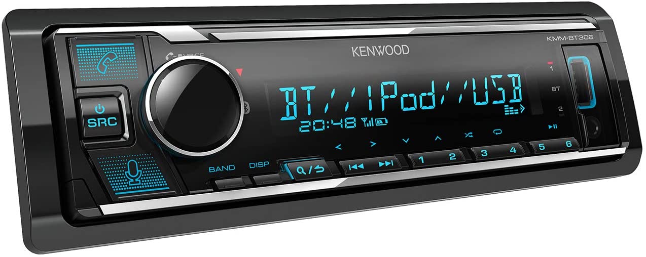 Autorradio Deckless KENWOOD KMM-BT306, Bluetooth Kenwood KMM-BT306