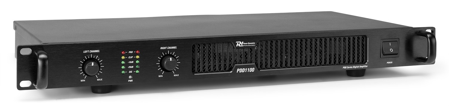 Amplificador Digital Pro 2x 550W Power Dynamics PDD1100