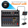 Mezcladora Controladora DJ de 6 canales con interfaz de grabación - Procesador multiefectos integrado/entrada AUX y reproductor  Pyle CA-PMX466 #2
