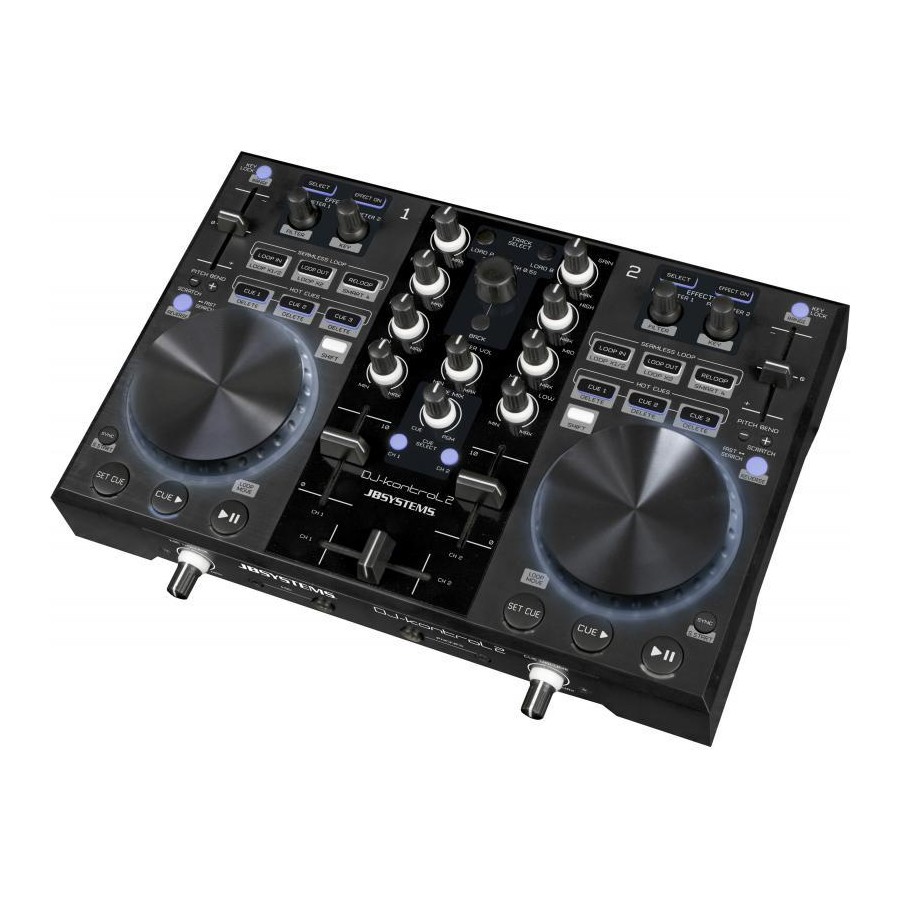 DJ KONTROL 2 CONTROLADOR MIDI 2 CANALES JB SYSTEMS JB SYSTEMS K-2