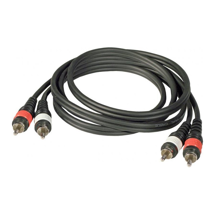 CABLE 2 RCA M ORO A 2 RCA ORO 0,5M JB SYSTEMS 023BE/2-0365
