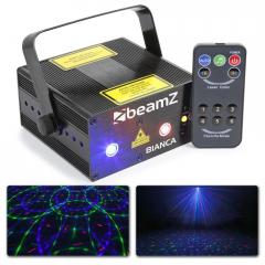 doble Laser 330mW RGB Gobo IRC 015772 BeamZ Bianca laser