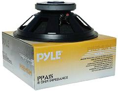 Woofer Pyle de 38,00 cm de dimetro (15") model ppa15; Potencia rms: 400 watt; Potencia max: 800 watt; Cono del woofer negr Pyle PPA15