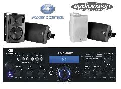 PACK AMP 60 BT Amplificador Hi-Fi estreo con reproductor MP3, Bluetooth, radio FM. Acoustic Control AMP 60 BT PACK