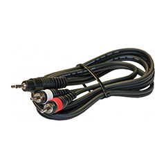 CABLE MINI JACK ST A 2 RCA MONO JB SYSTEMS 023BE/MJC-1M