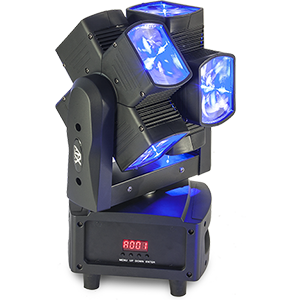 DMX-CONTROLLED DUAL AXIS MOVING HEAD AFX 8ROLL-FX