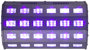 EFECTO DE LED UV 24 x 3W IBIZA LIGHT LED-UV24