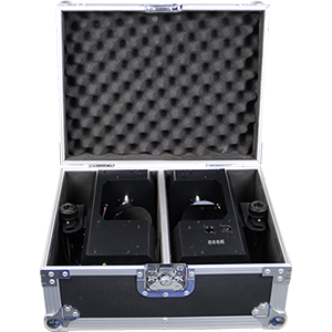 FLIGHTCASE WITH 2x SCAN10LED EFFECT UNITS AFX SCAN10LED-PACK